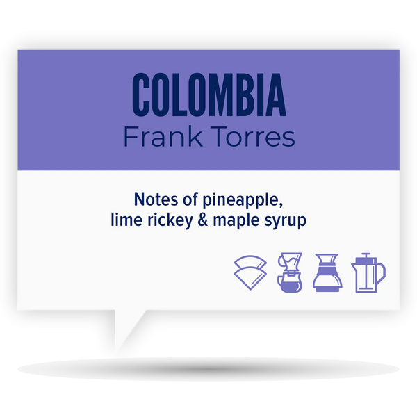 Quietly Coffee - Colombia Frank Torres 340g (12oz)