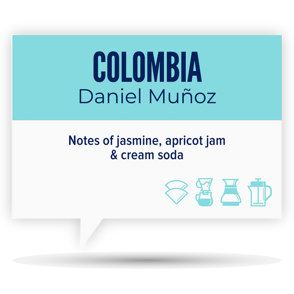 Quietly Coffee - Colombia Daniel Muñoz 340g (12oz)
